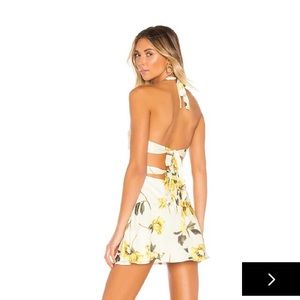 Superdown Simone tie back floral dress